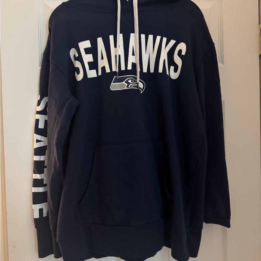 SOLD Seattle Seahawks Navy Blue Hoodie